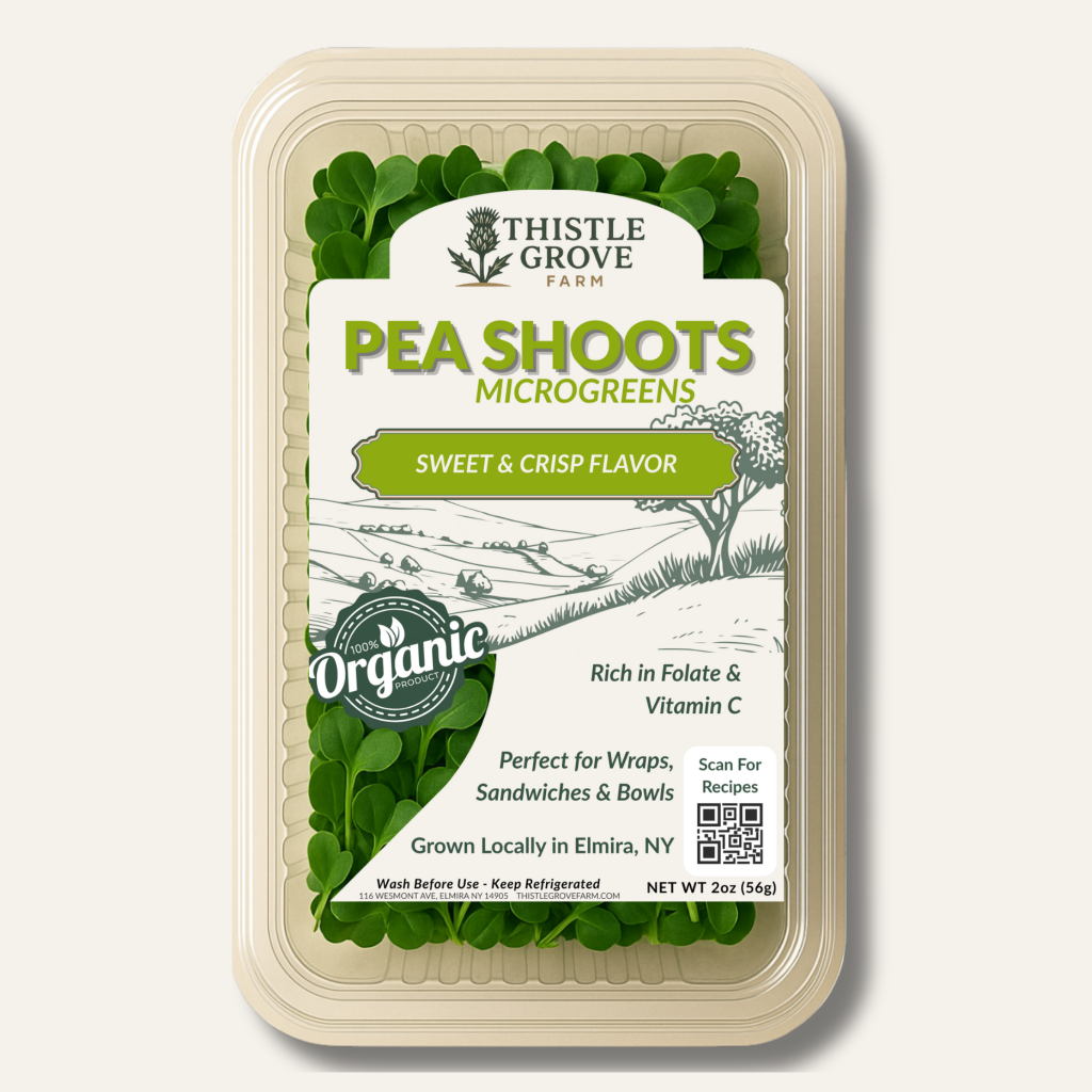 Pea Shoots Microgreens